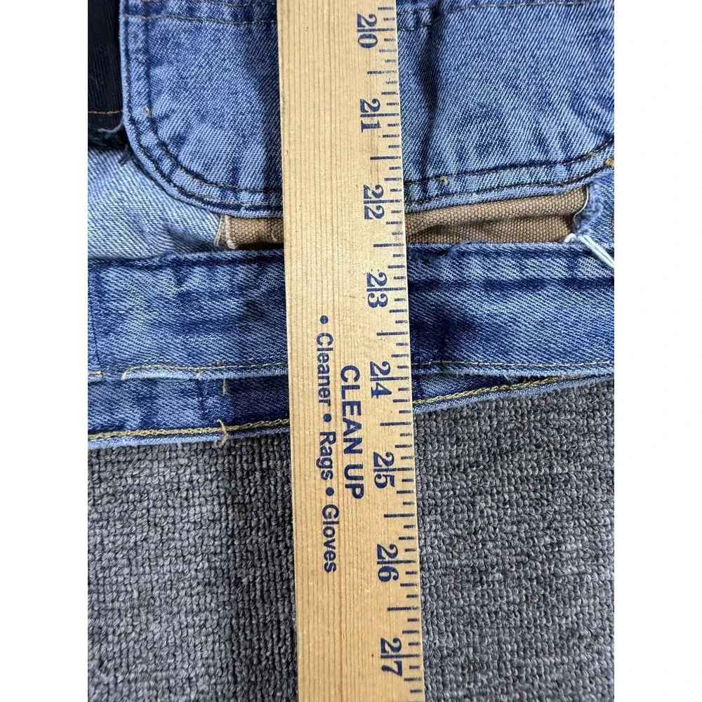 Carhartt Upcycle Jacket Mens Small Patchwork Rework Denim Canvas Workwear Lined